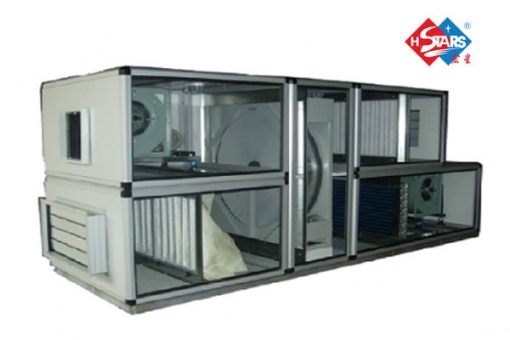 Đơn vị xử lý không khí với thiết bị thu hồi nhiệt quay 